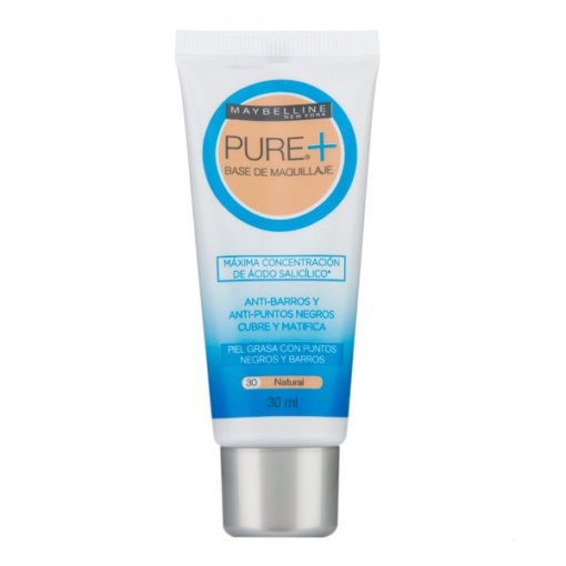 Base Maybelline Pure Make Up Plus 30 - Natural X 30 Ml