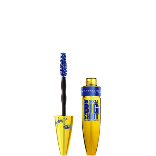 Máscara Maybelline The Colossal Big Shot Power Colors  Booming Blue X 9,7 Ml