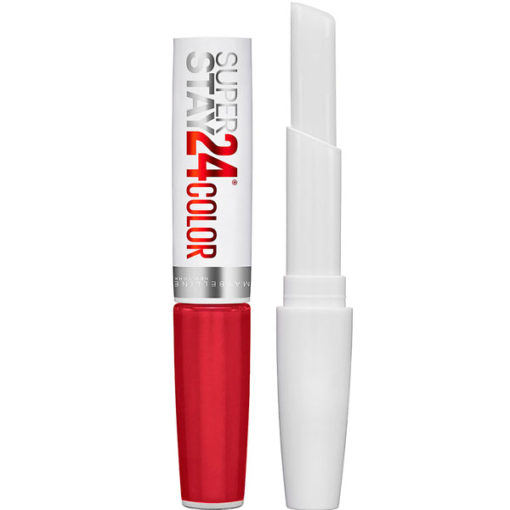 Labial Maybelline Super Stay 24 hs Super Impact 200 - Eternal Cherry X 1 x 2,3 Ml 1 x 1,8 Gr - Imagen 3