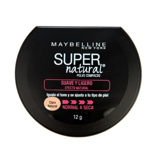 Polvo Compacto Maybelline Super Natural  Claro Natural X 12 Gr