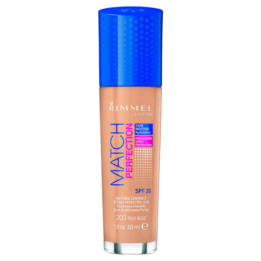 Base Rimmel Match Perfection  203 - True Beige X 30 Ml