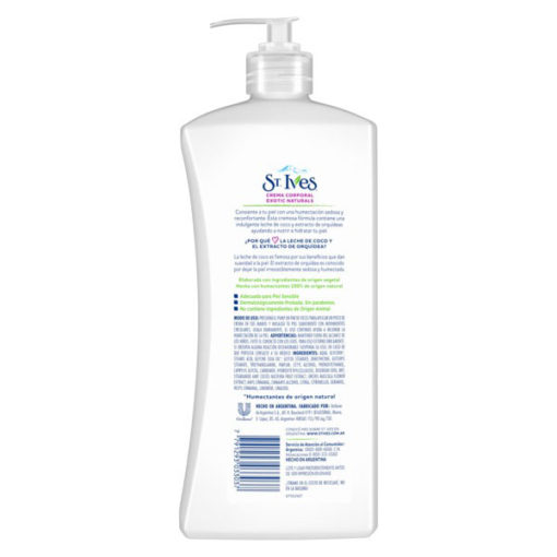 Crema corporal St. Ives  Exotic Naturals X 532 Ml - Imagen 2
