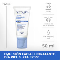 Alternative view of Emulsión Dermaglos Hidratación Diaria X 50 Ml