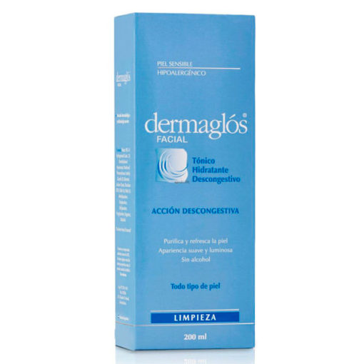 Tónico Dermaglós  Hidratante Descongestivo X 200 Ml