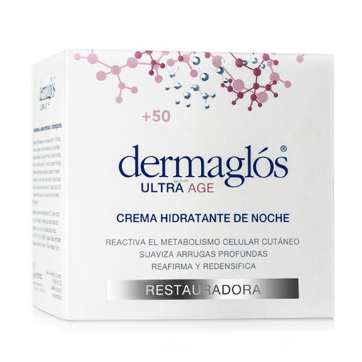 Crema Dermaglós Ultra Age Hidratante de Noche +50 X 50 Gr
