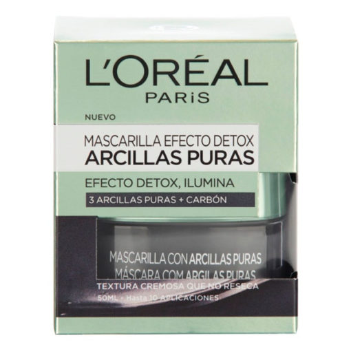 Mascarilla L'Oréal Arcillas Puras Purificante X 50 Ml