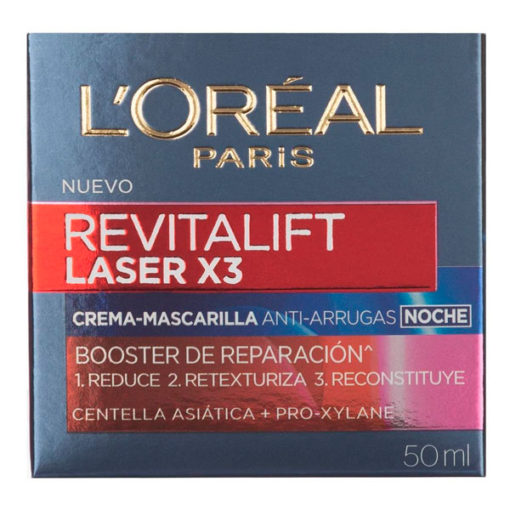 Crema antiarrugas L'Oréal Revitalift Láser X3 Noche X 50 Ml