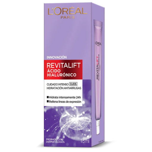 Contorno de ojos L'Oréal Revitalift Ácido Hialurónico  X 15 Ml