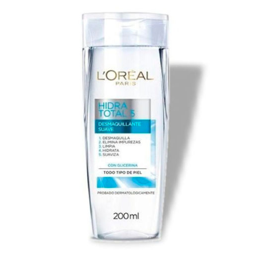 Leche desmaquillante L'Oréal Hidra-Total 5 Suave X 200 Ml