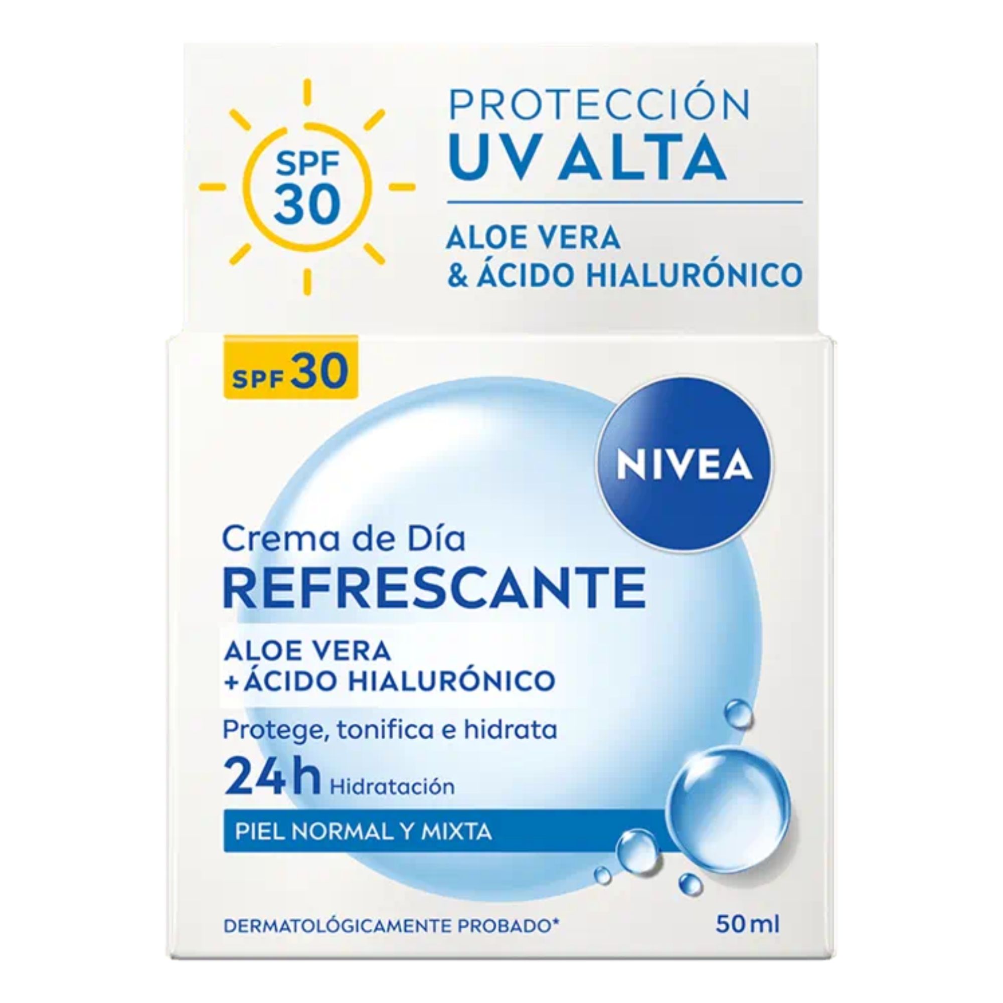Crema facial Nivea Refrescante Dia 50 Ml FPS 30 - Imagen 4