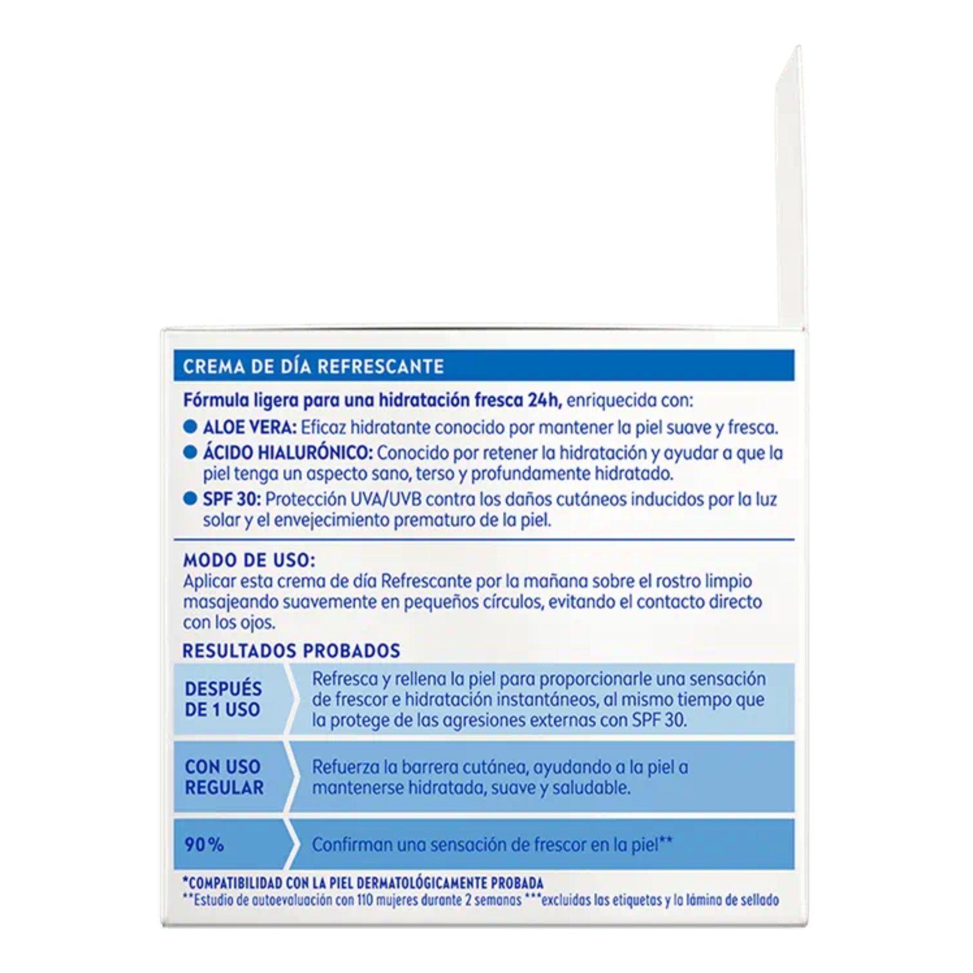 Crema facial Nivea Refrescante Dia 50 Ml FPS 30 - Imagen 2