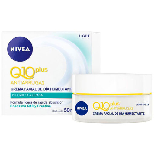 Crema antiarrugas Nivea Q10 Plus Día Light X 50 Ml