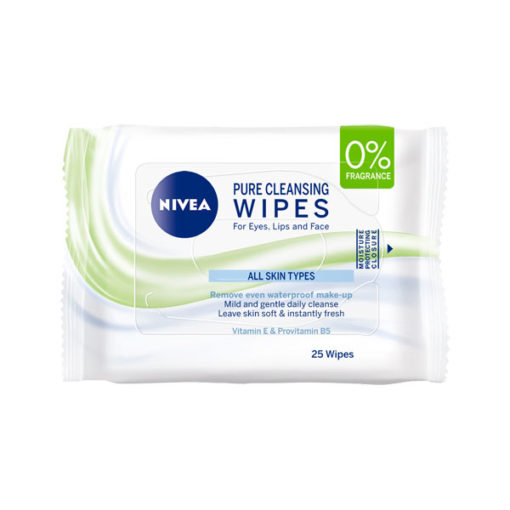 Toallitas desmaquillantes Nivea  Pure X 25 U