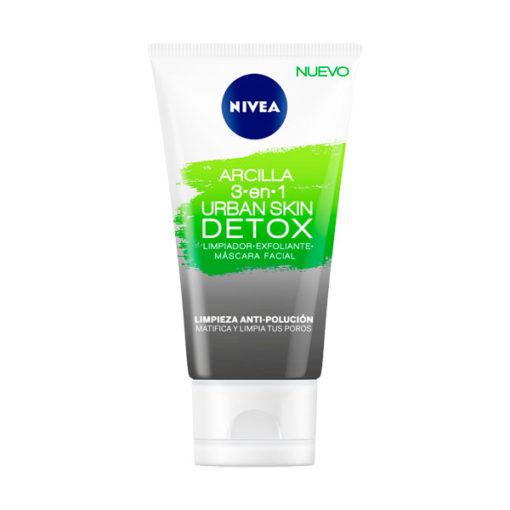 Arcilla Nivea Urban Skin Detox 3 en 1 X 150 Ml