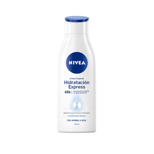 Crema corporal Nivea  Hidratación Express X 250 Ml