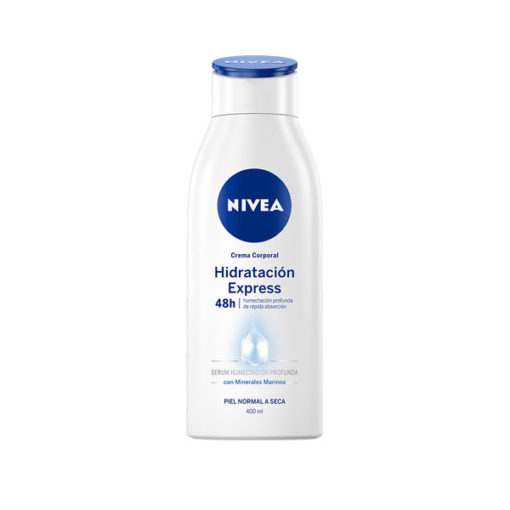 Crema corporal Nivea  Hidratación Express X 400 Ml