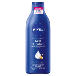 Crema corporal Nivea  Milk Nutritiva X 400 Ml