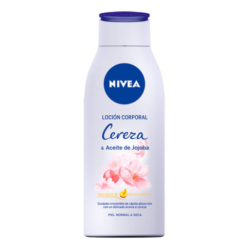 Loción corporal Nivea  Cereza & Aceite de Jojoba X 400 Ml