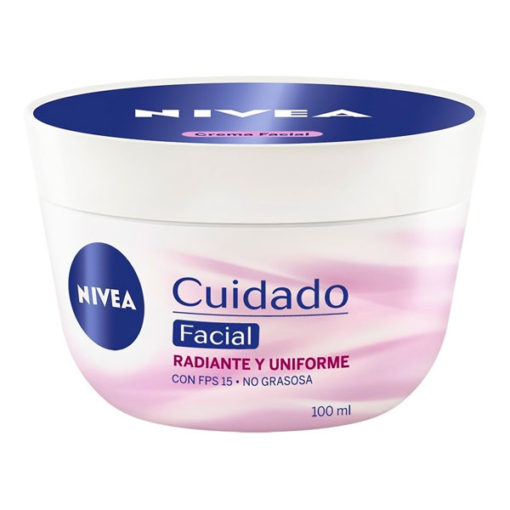 Crema Nivea Cuidado Radiante y Uniforme X 100 Ml