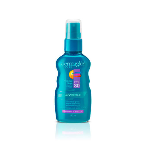 Protector solar Dermaglós  FPS 30 Invisible X 180 Ml