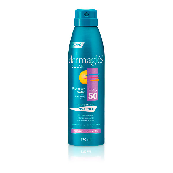 Protector solar Dermaglos FPS 50 Invisible X 170 Ml