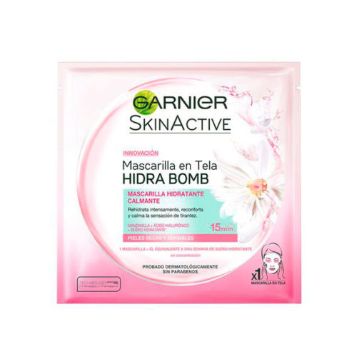 Mascarilla Garnier Skin Active Hidra Bomb Hidratante Calmante X 1 U