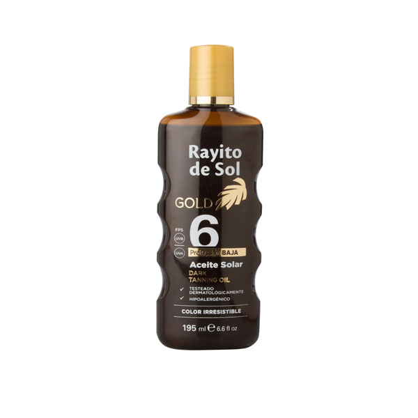 Protector solar Rayito de Sol Gold FPS 6 X 195 Ml