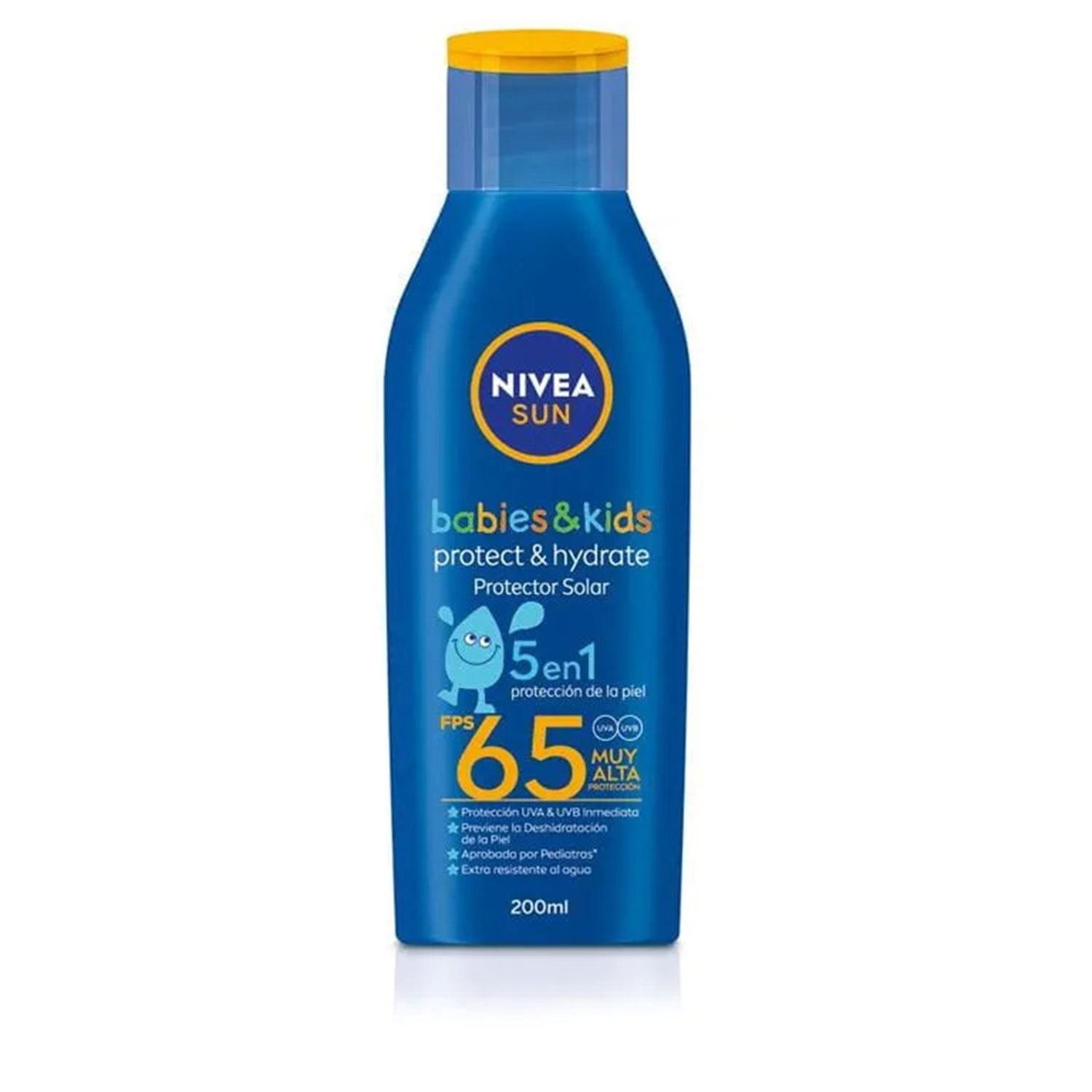 Protector solar Nivea Kids Protect & Hydrate FPS 65 X 200 Ml