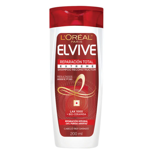 Shampoo Elvive Reparación Total Extreme Reconstructor X 200 Ml - Imagen 2
