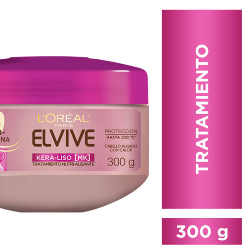 Crema de tratamiento Elvive Kera-Liso 230° Nutri-Alisante X 300 Gr