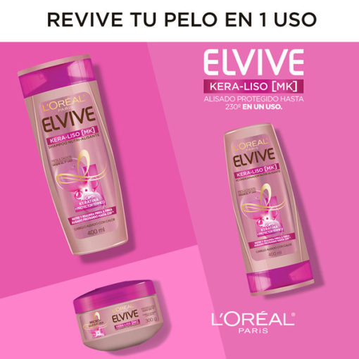 Crema de tratamiento Elvive Kera-Liso 230° Nutri-Alisante X 300 Gr - Imagen 5