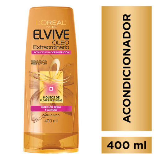 Acondicionador Elvive Óleo Extraordinario Nutrición X 400 Ml