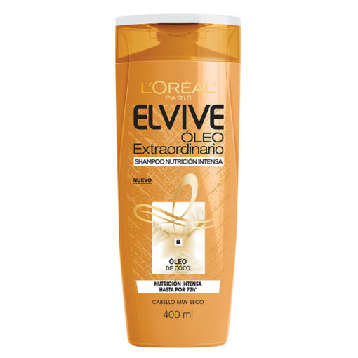 Shampoo Elvive Óleo Extraordinario Coco Nutrición Intensa X 400 Ml - Imagen 2