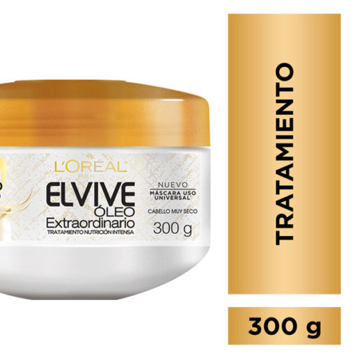 Crema de tratamiento Elvive Óleo Extraordinario Coco Nutrición Intensa X 300 Gr