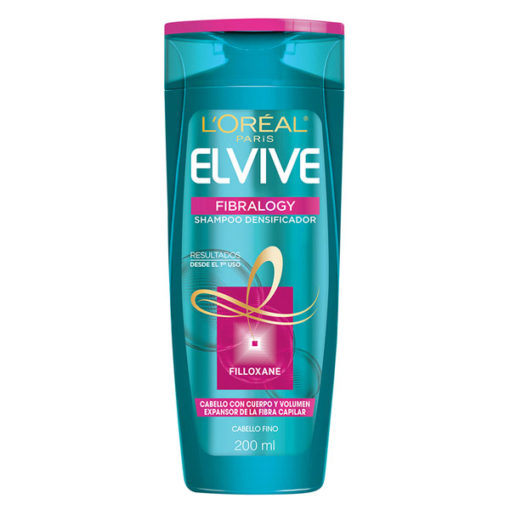 Shampoo Elvive Fibralogy Densificador X 200 Ml - Imagen 2