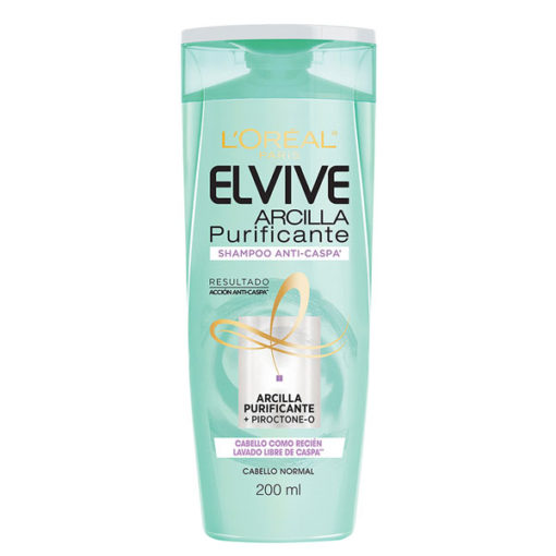 Shampoo Elvive Arcilla Purificante Anti-Caspa X 200 Ml - Imagen 2