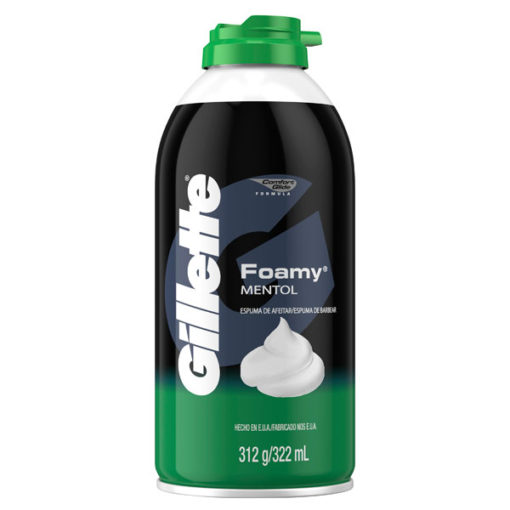Espuma de Afeitar Gillette Foamy Mentol X 312 Gr