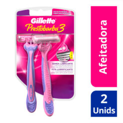Máquina para afeitar Descartable Gillette Prestobarba3  X 2 U