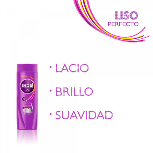 Shampoo Sedal  Liso Perfecto 190 Ml - Imagen 4