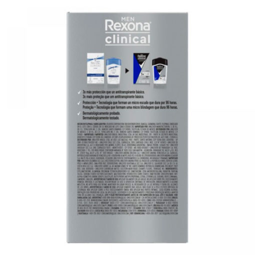 Desodorante en crema Rexona Clinical Clean X 48 Gr - Imagen 3