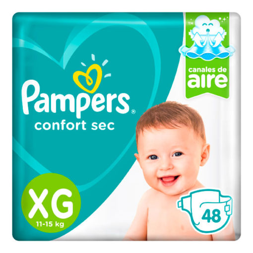 Pañales Pampers Confort Sec XG X 48 U