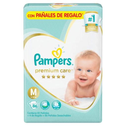 Pañales Pampers Premium Care M X 86 U - Imagen 2