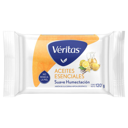 Jabon de Glicerina Veritas  Aceites Escenciales X 120 Gr