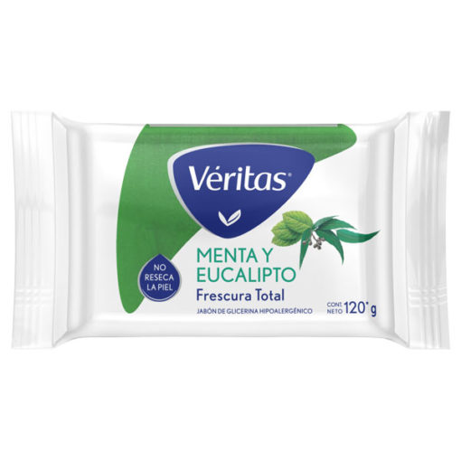 Jabon de Glicerina Veritas  Menta y Eucalipto X 120 Gr