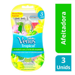 Máquina para afeitar Descartable Gillette Venus Tropical X 3 U