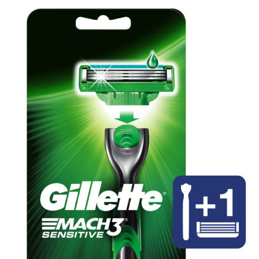 Máquina para afeitar Gillette Mach3 Sensitive X 1 U
