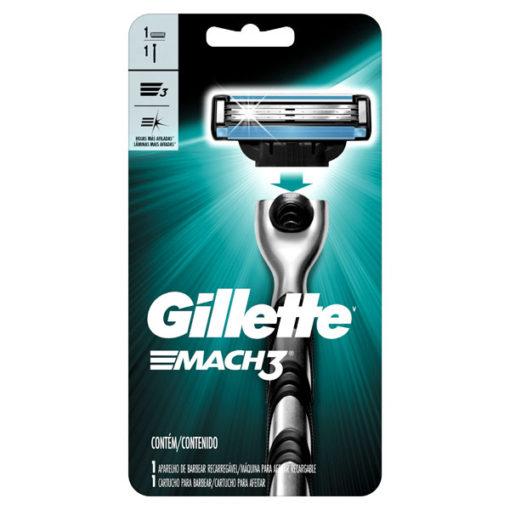 Máquina para afeitar Gillette Mach3  X 1 U - Imagen 2