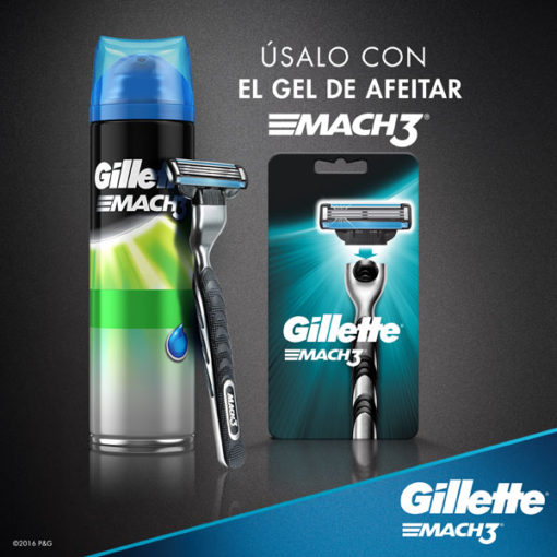 Máquina para afeitar Gillette Mach3  X 1 U - Imagen 5