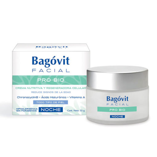 Crema Bagóvit Pro Bio Noche Todo Tipo de Piel X 55 Gr