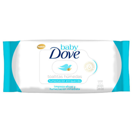 Toallitas para bebe Dove Baby Humectacion Enriquecida X 50 U